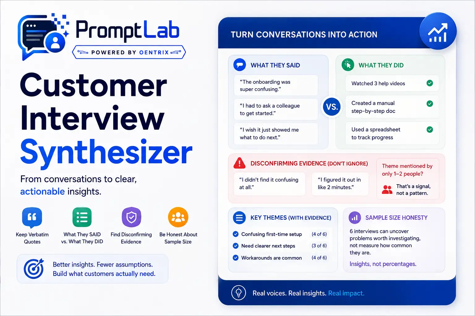 Customer Interview Synthesizer
